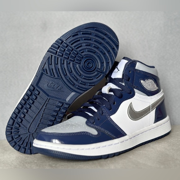 Nike Air Jordan 1 Retro High Golf Navy - Picture 3 of 9
